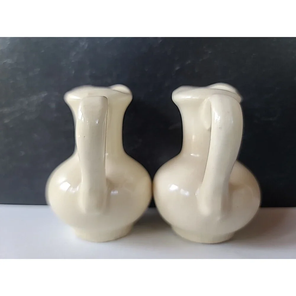 Vintage Pitcher Shaped Salt And Pepper Shakers, READ
